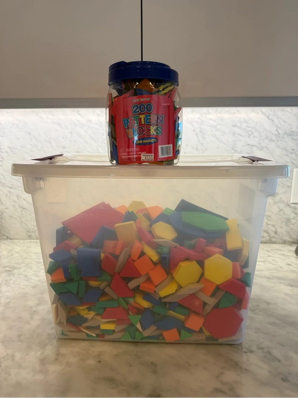Pattern Blocks Set for Kids